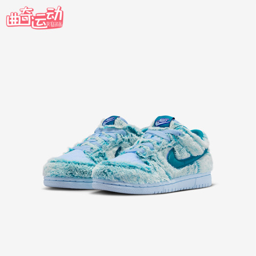 Nike/耐克正品Dunk Low小童低帮日常毛绒休闲运动鞋IM7170-441