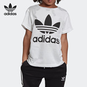 阿迪达斯正品 夏季 三叶草小童TREFOIL Adidas TEE短袖 T恤DV2857