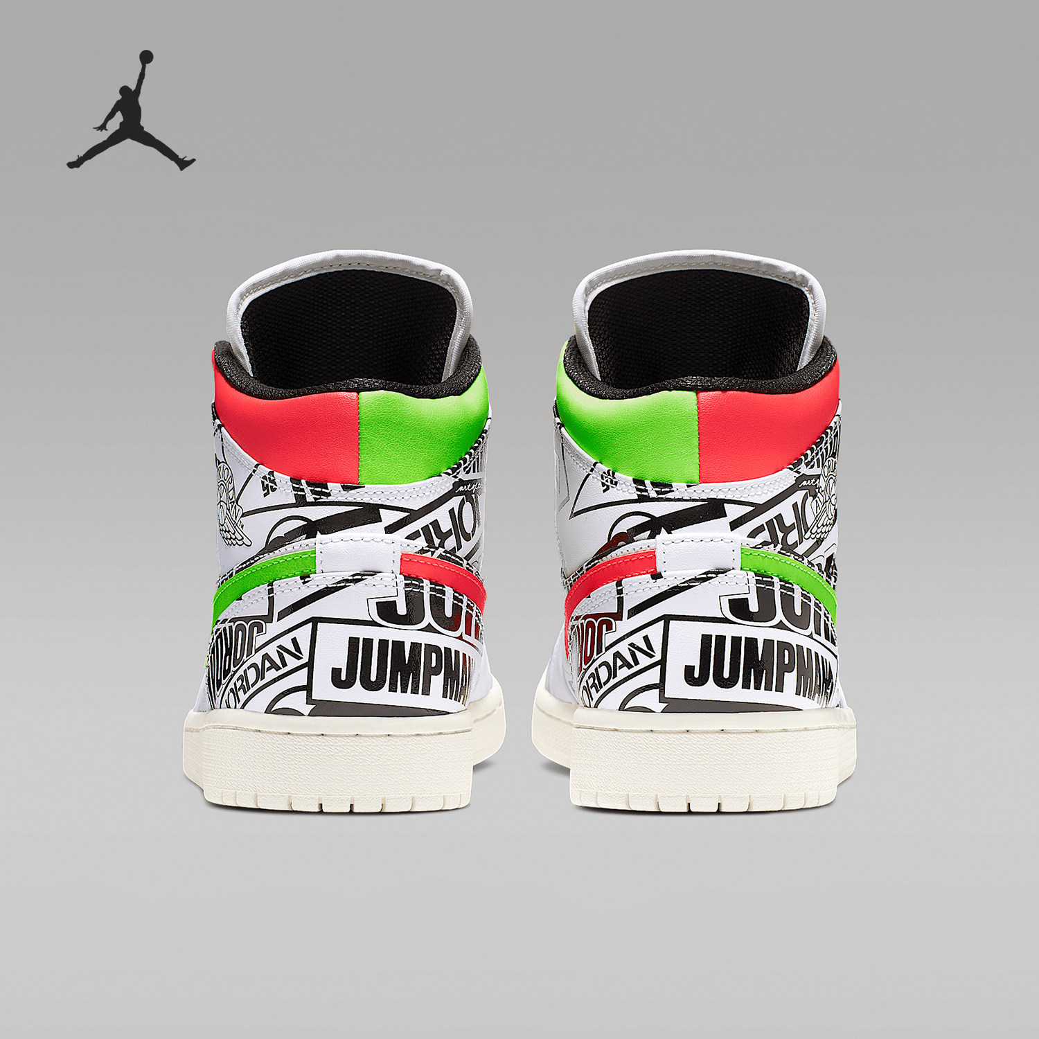 Nike/耐克正品JORDAN 1 MID男士减震耐磨篮球鞋554724-119