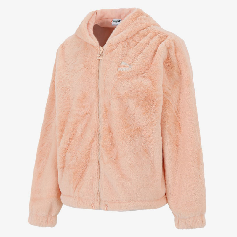 Puma/彪马 正品当季新款女子休闲抓绒连帽保暖外套533127-27