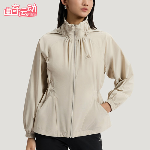 Adidas/阿迪达斯正品SFL WV JKT女士宽松防晒户外时尚外套KH2659