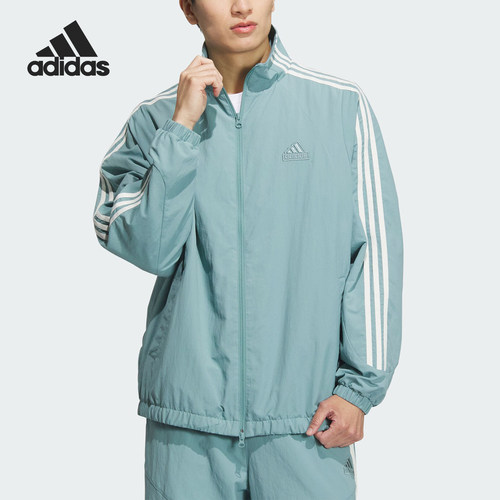 阿迪达斯男女同款时尚梭织外套