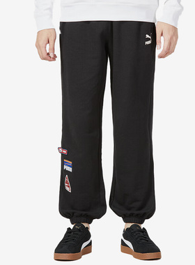 Puma/彪马正品2023春季男女时尚休闲宽松运动训练长裤677378
