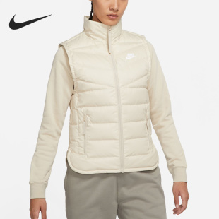 DR1591 女子立领舒适保暖运动休闲羽绒马甲 206 耐克正品 Nike