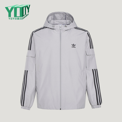 Adidas/阿迪达斯正品VR STAG JKT U通勤男女经典运动夹克KV8851