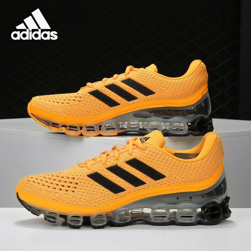 Adidas/阿迪达斯正品男子网面休闲运动透气减震跑步鞋 EH0787