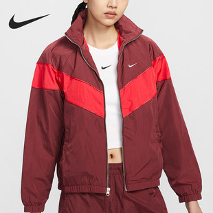 619 运动女士宽松训练梭织立领夹克外套FV6305 Nike 耐克正品