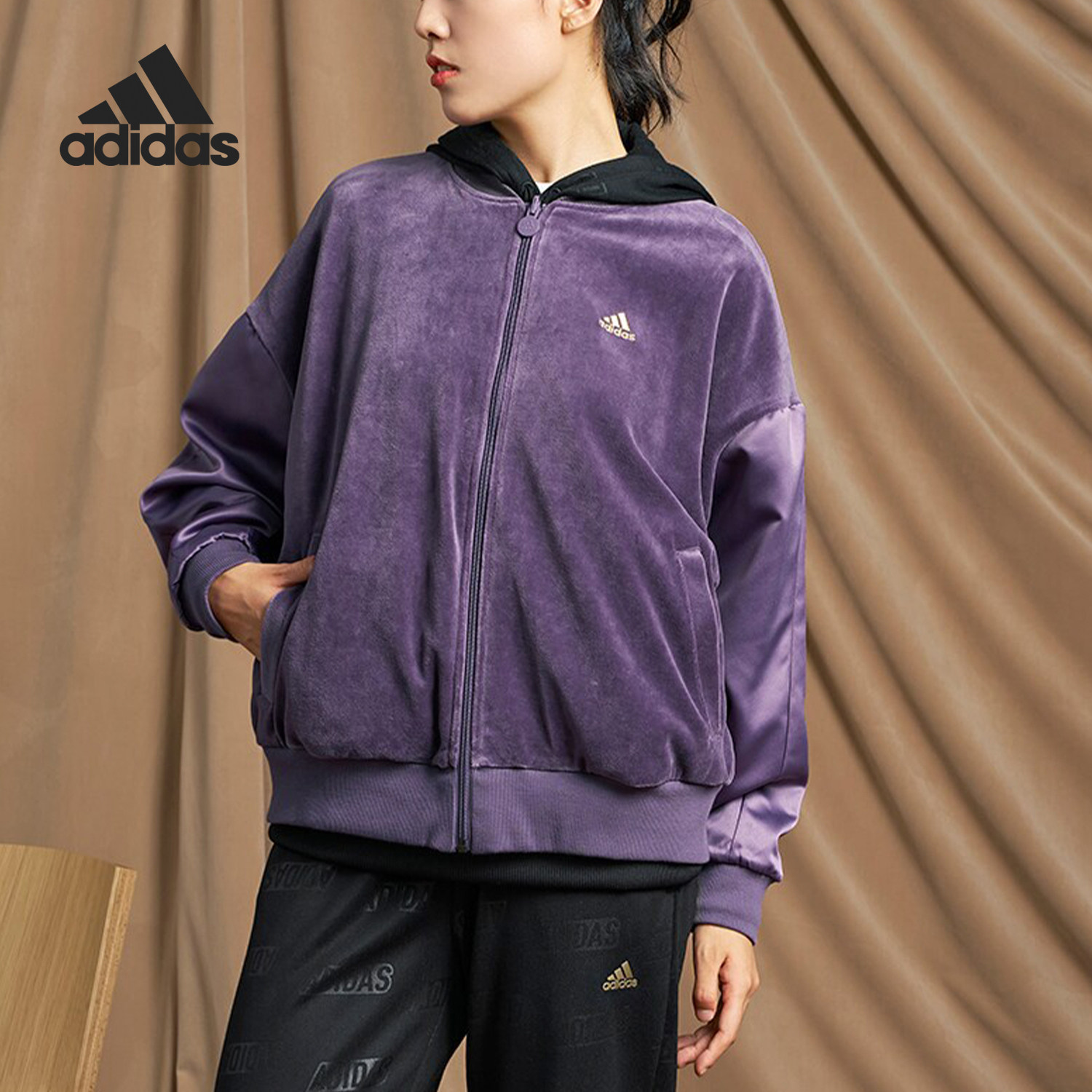 Adidas/阿迪达斯正品新款女士双面穿保暖休闲运动外套IM2595,运动服/休闲服装,运动茄克/外套,淘宝优惠券,粉丝福利购,淘宝优惠卷