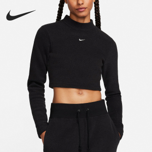 PLUSH女子长袖 PHOENIX 短款 时尚 010 Nike 卫衣FN3620 耐克正品