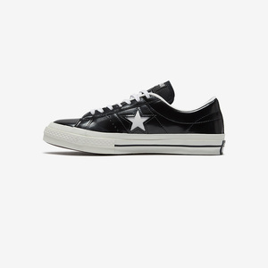 Converse匡威 one star 耐磨防滑男女同款低帮帆布鞋黑白 165741C