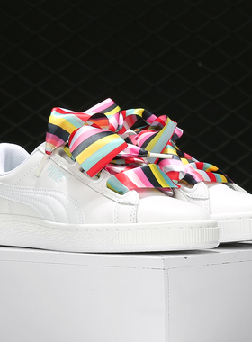 Puma/彪马正品女子复古经典蝴蝶结低帮运动休闲板鞋 369479