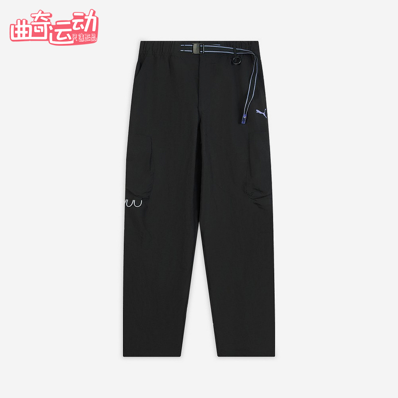 Puma/彪马正品WARDROBE男士透气梭织户外运动休闲长裤633867-01