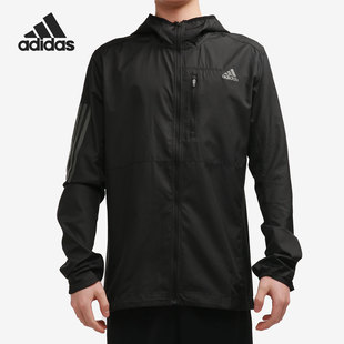 Adidas/阿迪达斯正品男子反光连帽训练运动茄克外套 FL6964