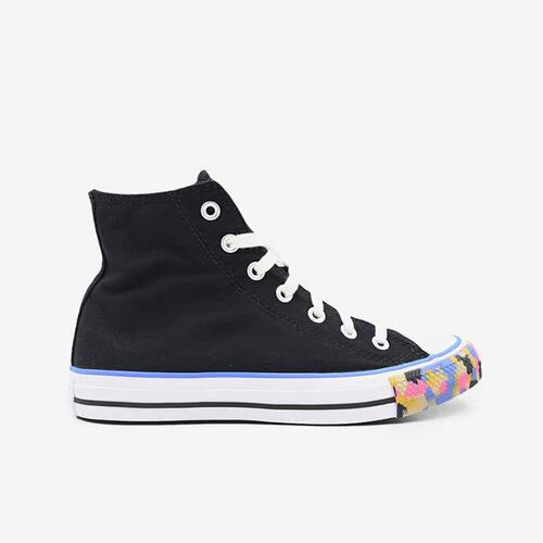 Converse匡威 夏季新品女子印花运动时尚黑色休闲帆布鞋 570291C