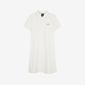 女士日常翻领吸汗柔软连衣裙 2024新款 Skechers 斯凯奇正品