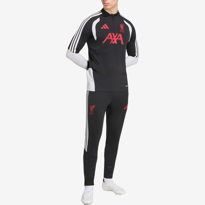 Adidas阿迪达斯正品Tiro Clubs男子足球修身拼接运动长裤KB5741