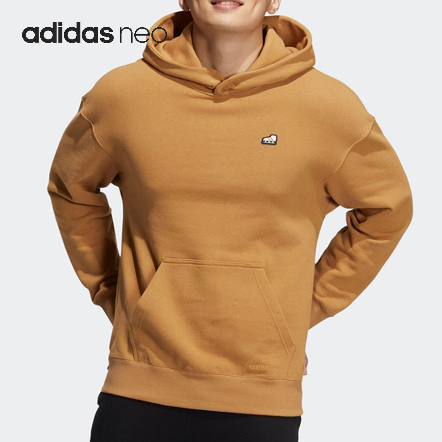 连帽男女阿迪达斯套头卫衣