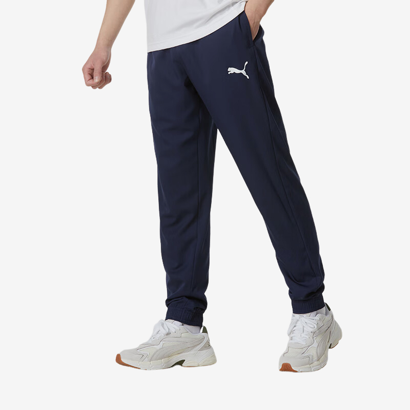 彪马男士休闲运动梭织长裤