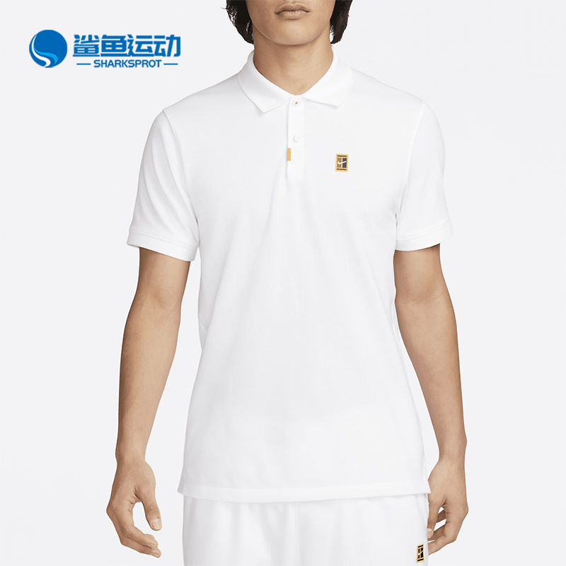 Nike/耐克正品夏季新款男士休闲透气修身翻领T恤DA4380-101