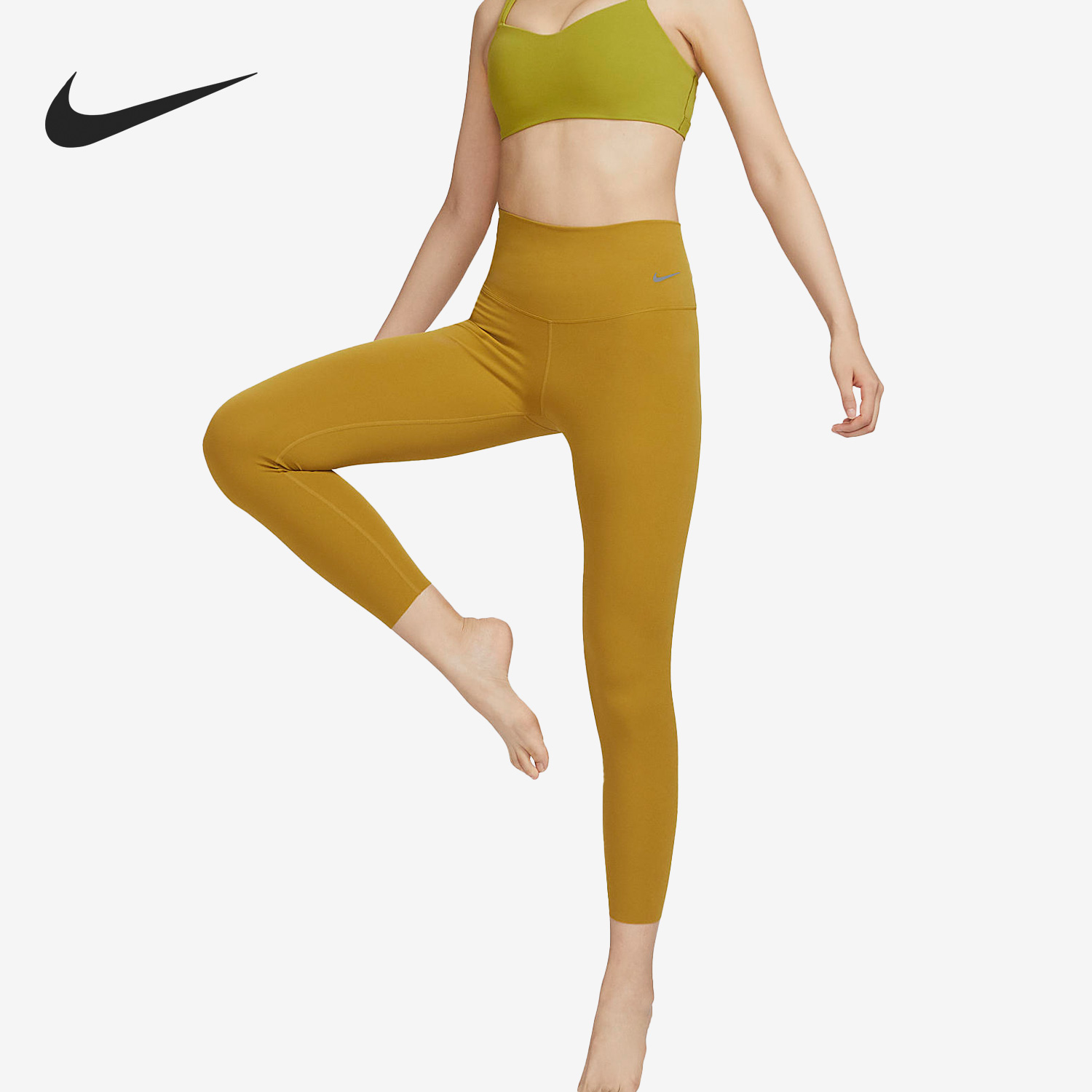 耐克女子高强度运动九分紧身裤