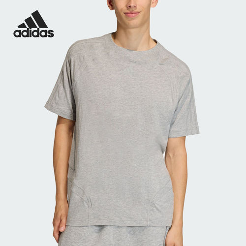 Adidas/阿迪达斯正品三叶草男士日常运动简约针织T恤KE0712