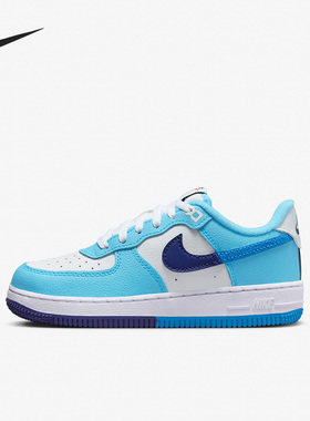 Nike/耐克正品AIR FORCE 1 GS大童女子运动板鞋DX2164-100