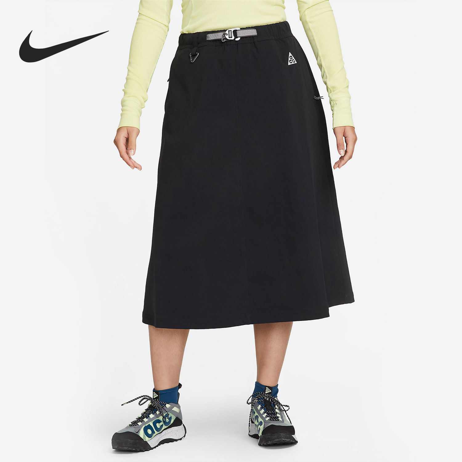 Nike/耐克正品当季新款ACG 女子时尚高腰半身裙DN5488-010