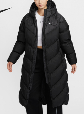 Nike/耐克正品STORM-FIT女士保暖长款休闲羽绒服HF7894-010