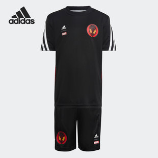 Adidas/阿迪达斯正品迪士尼联名小童夏季新款运动套装HR8363