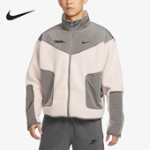 耐克正品 冬季 男士 Nike 摇粒绒拼接休闲保暖外套FB7600 029