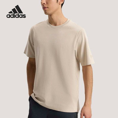 Adidas/阿迪达斯正品COTTON T-SHIRT男士圆领短袖T恤KG0824
