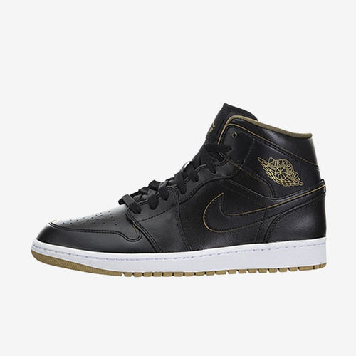 Nike耐克正品Air Jordan 1 Retro Mid男防滑篮球鞋554724-042