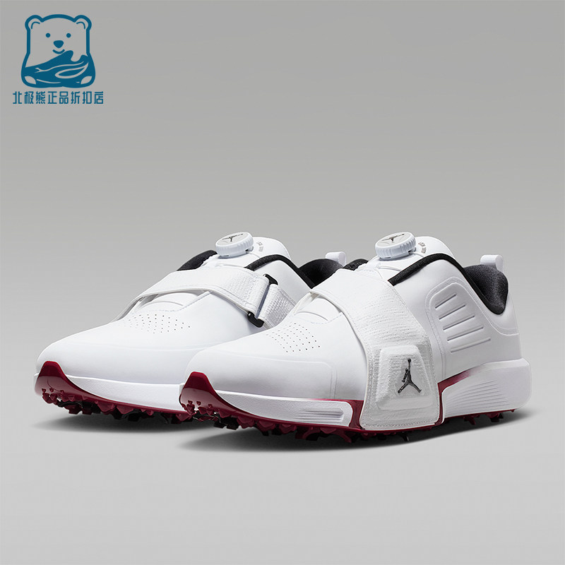 Nike/耐克正品JORDAN男士运动低帮魔术贴高尔夫球鞋FV6338-104