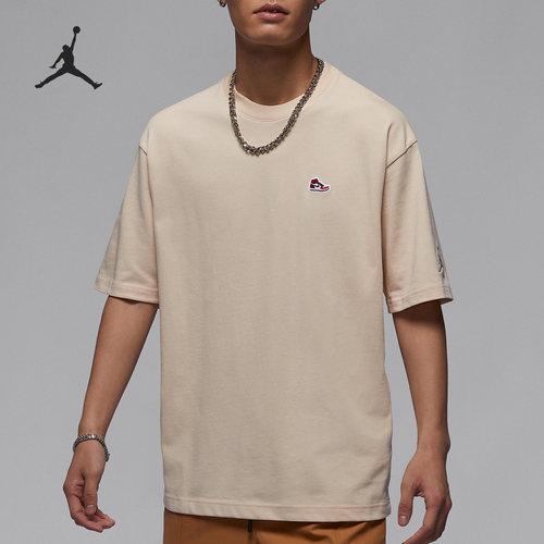 Nike/耐克正品Jordan Brand 男士刺绣图案短袖T恤FN5983-203