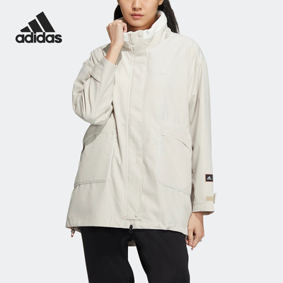 Adidas/阿迪达斯正品春季新款女子运动摇粒绒夹克外套HZ2996