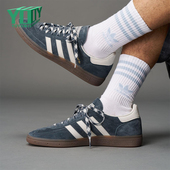 Adidas KI5942 休闲运动板鞋 阿迪达斯正品 三叶草男女系带低帮经典