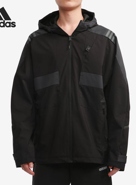 Adidas/阿迪达斯正品当季新款运动休闲男子连帽拉链外套 H40235