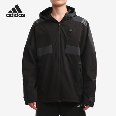 Adidas/阿迪达斯正品当季新款运动休闲男子连帽拉链外套 H40235