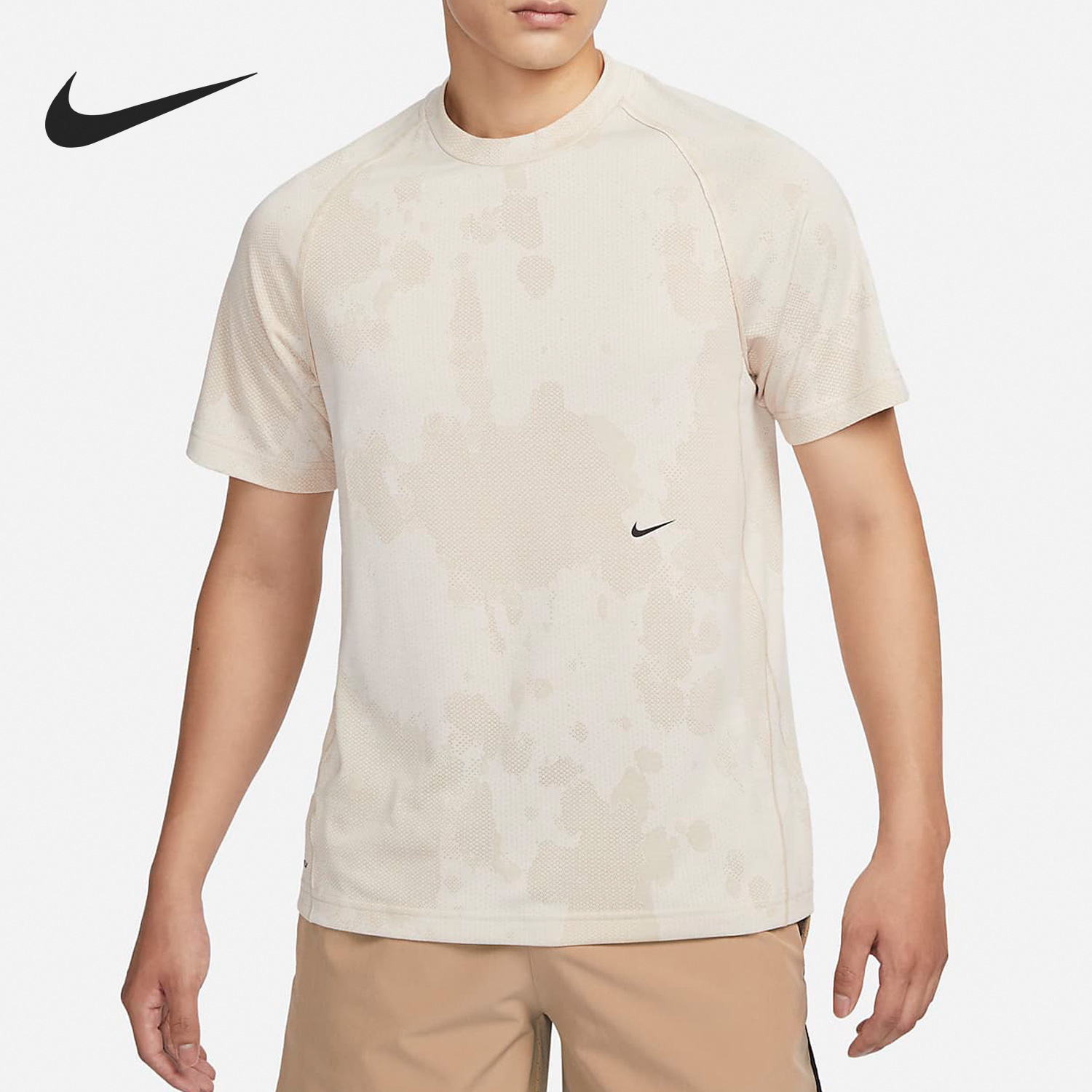 Nike/耐克正品新款男子运动透气休闲圆领户外短袖DX6955-126