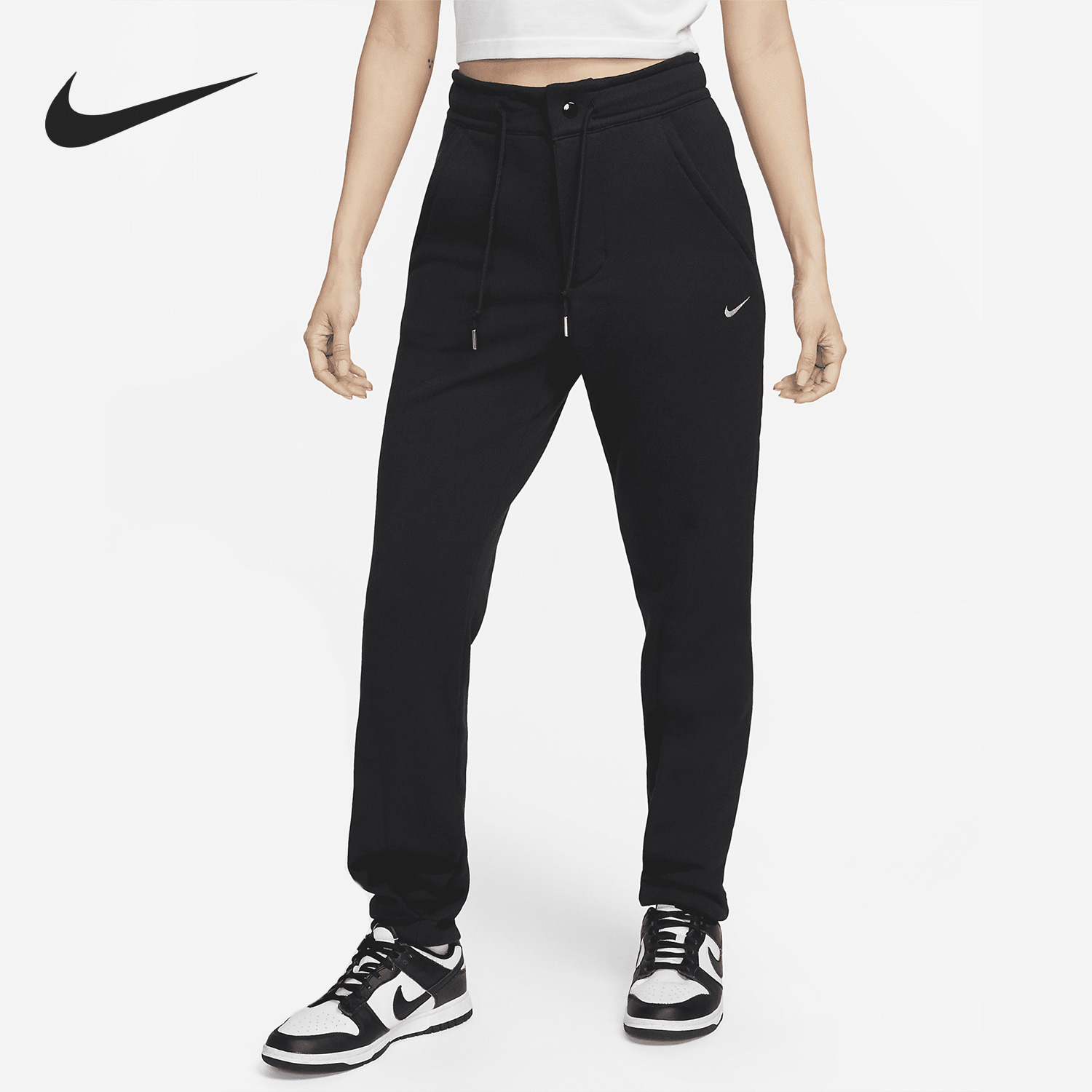 Nike/耐克 正品2023春季新款女子法式毛圈运动长裤DV7801-010