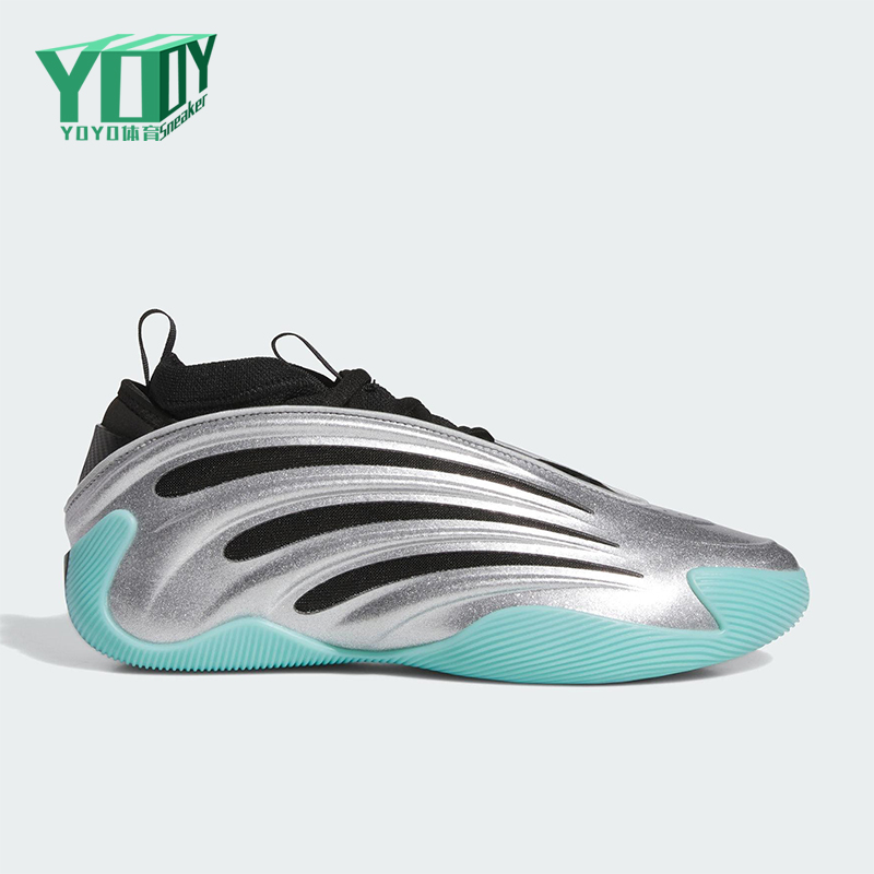 Adidas/阿迪达斯正品2025秋季款男女减震中帮时尚篮球鞋JS1028