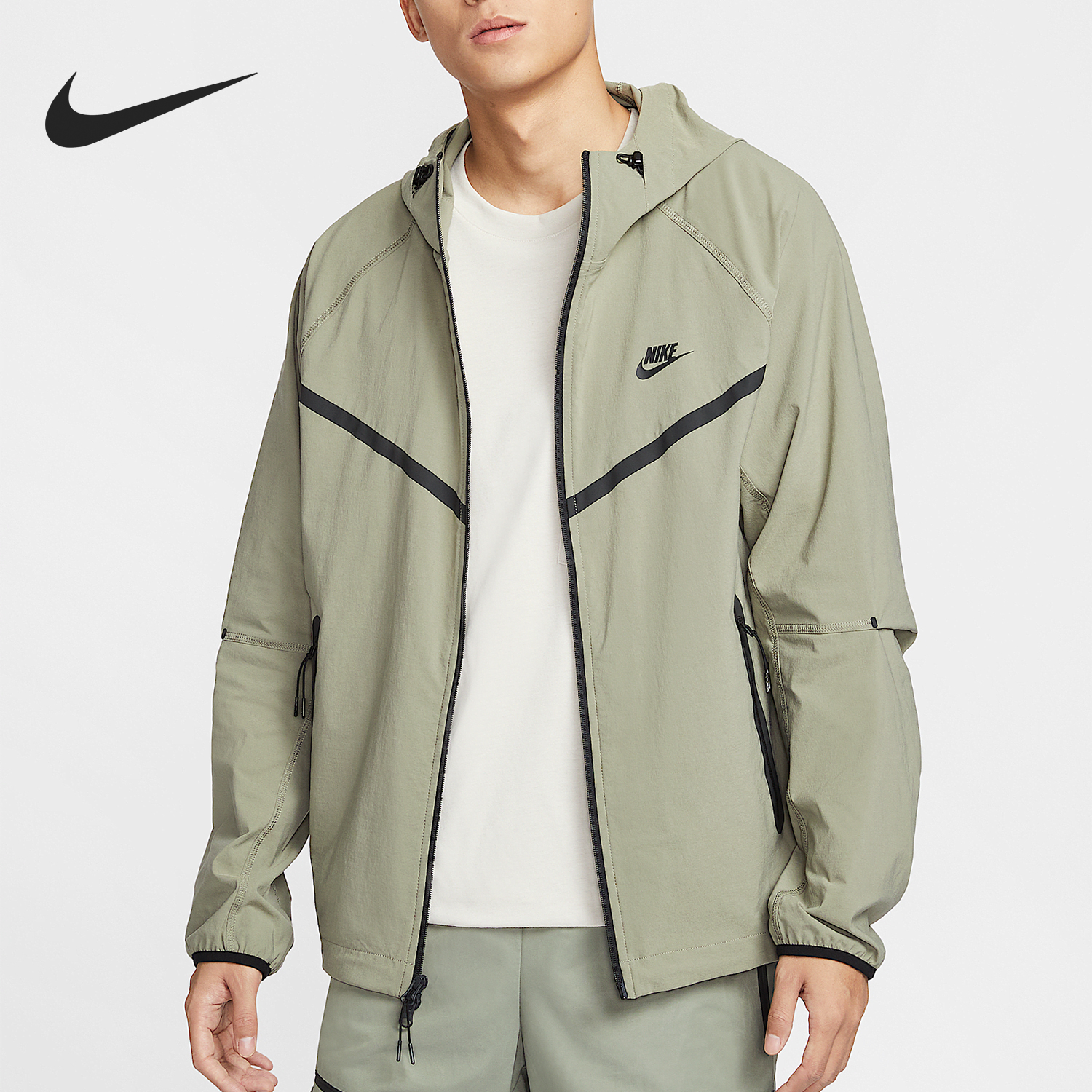 Nike/耐克正品2025新款男士户外拼接梭织夹克外套HM7152-320