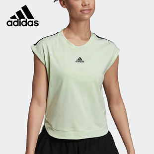 阿迪达斯正品 T恤 女子圆领网球运动短袖 DX4318 WOMENS Adidas