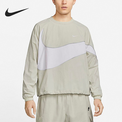 Nike/耐克正品Swoosh 男子圆领宽松梭织卫衣上衣DX0661-072