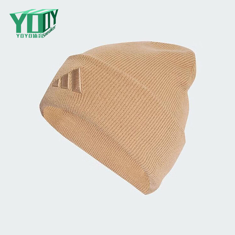 Adidas/阿迪达斯正品NEW LOG BEA CUF男女经典保暖绒线帽KB9148