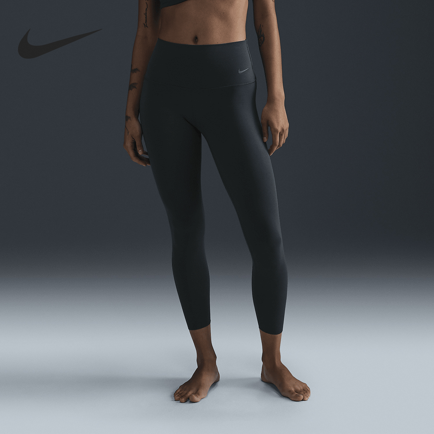 Nike/耐克正品Zenvy女士运动健身瑜伽九分紧身裤DQ6016-338