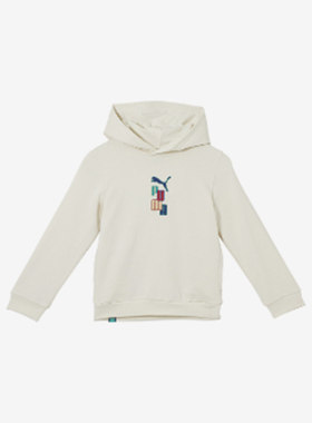 Puma/彪马正品夏季大童时尚连帽运动休闲印花卫衣679270-99