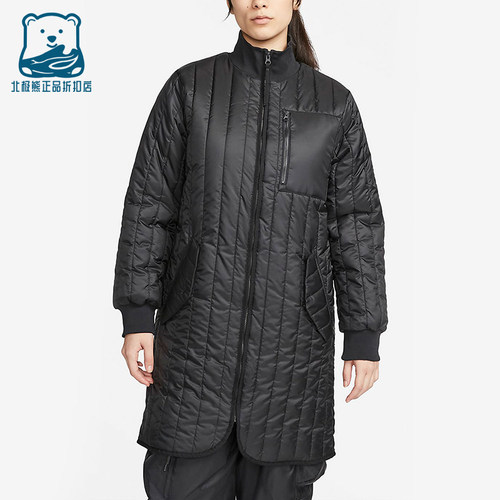 Nike/耐克正品新款女黑色运动休闲日常通勤棉服DQ7746-010