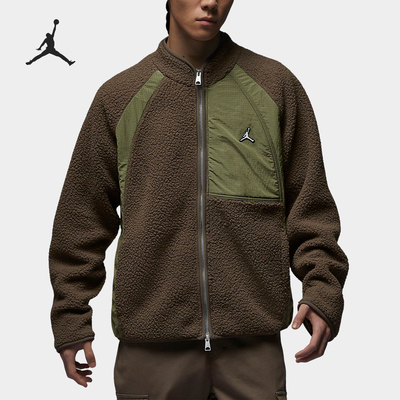 Nike/耐克正品Jordan男子保暖防风仿羊羔绒运动外套FV8450
