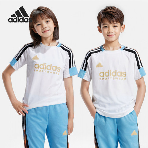 Adidas/阿迪达斯正品 J NP TEE 大童运动休闲短袖T恤IY0143